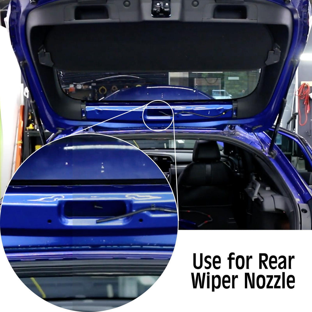 Rear wiper nozzle example