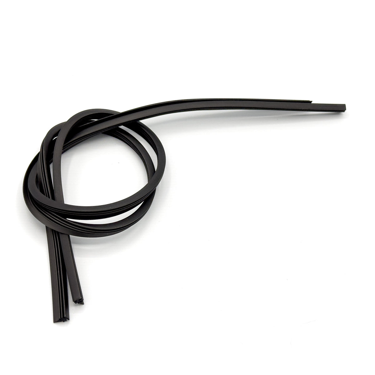 Rubber inserts for wiper blades