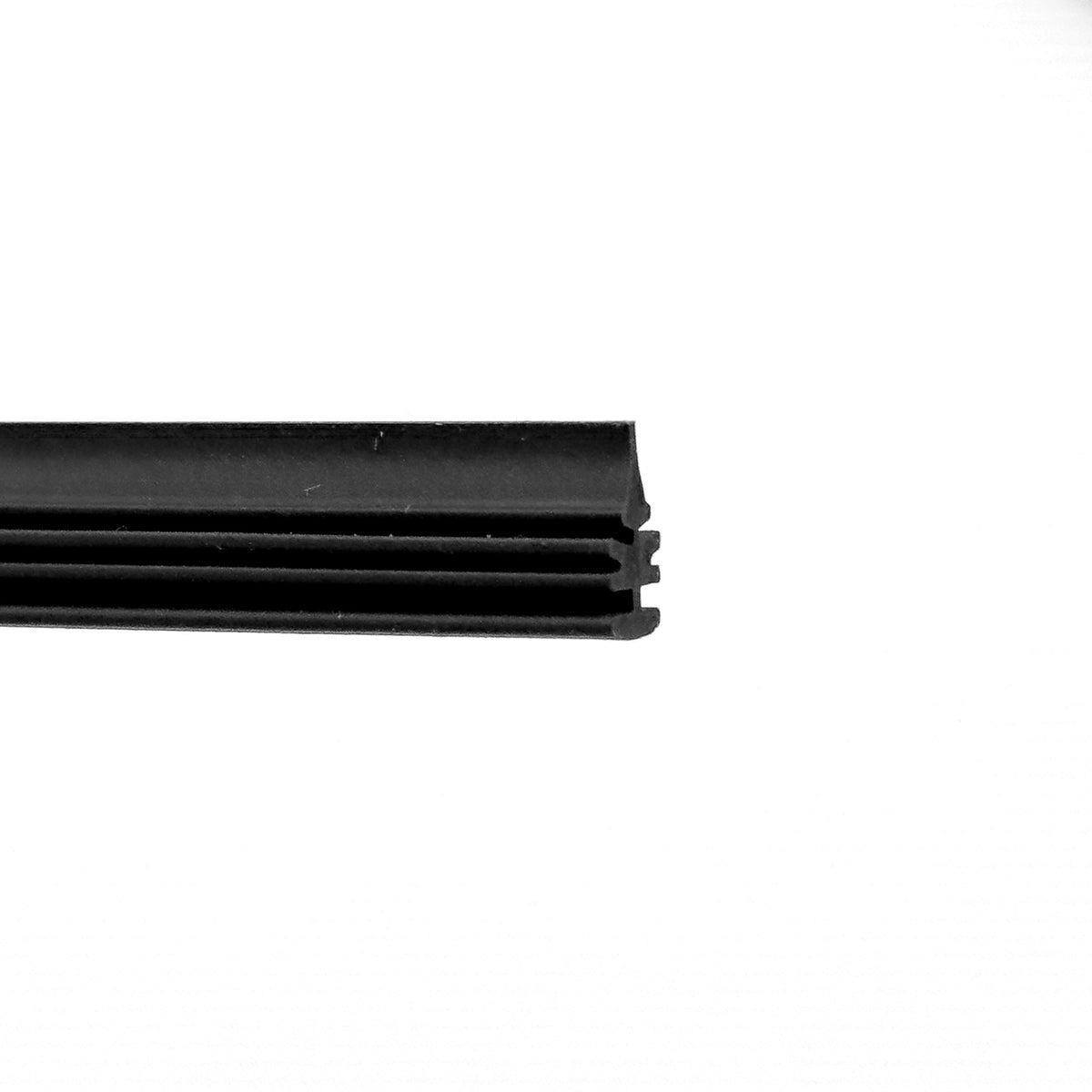 Rubber wiper blade inserts close up