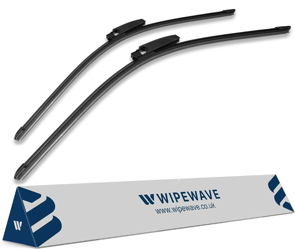 WipeWave Front Wiper Blades for Bentley Flying Spur 2013-2026, 22in 22in, Pair, Pinch Tab Fit