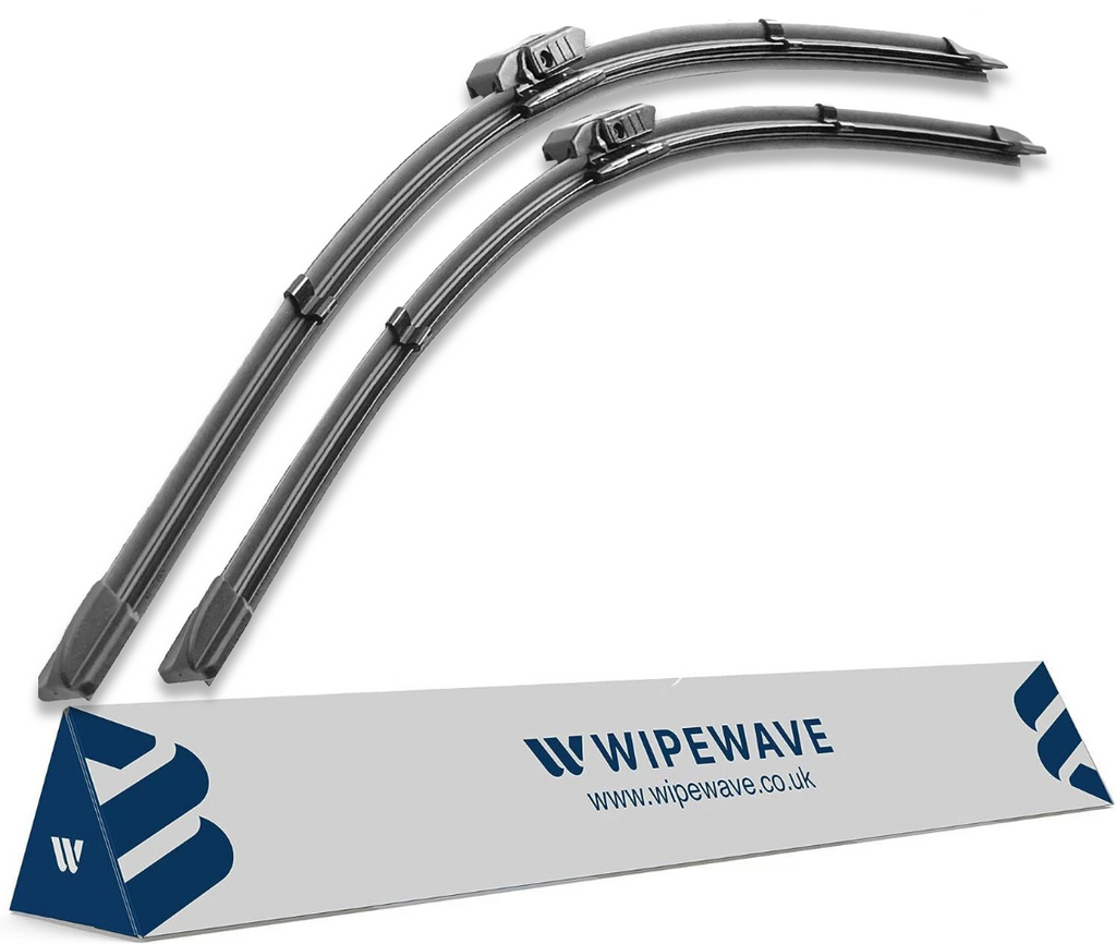 WipeWave Front Wiper Blades for Renault Clio 2019-2026, 28in 14in, Pair, Top Lock Fit