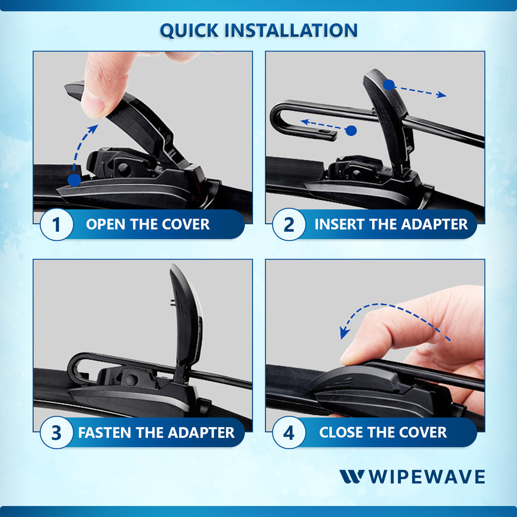 Wiper blade installation guide